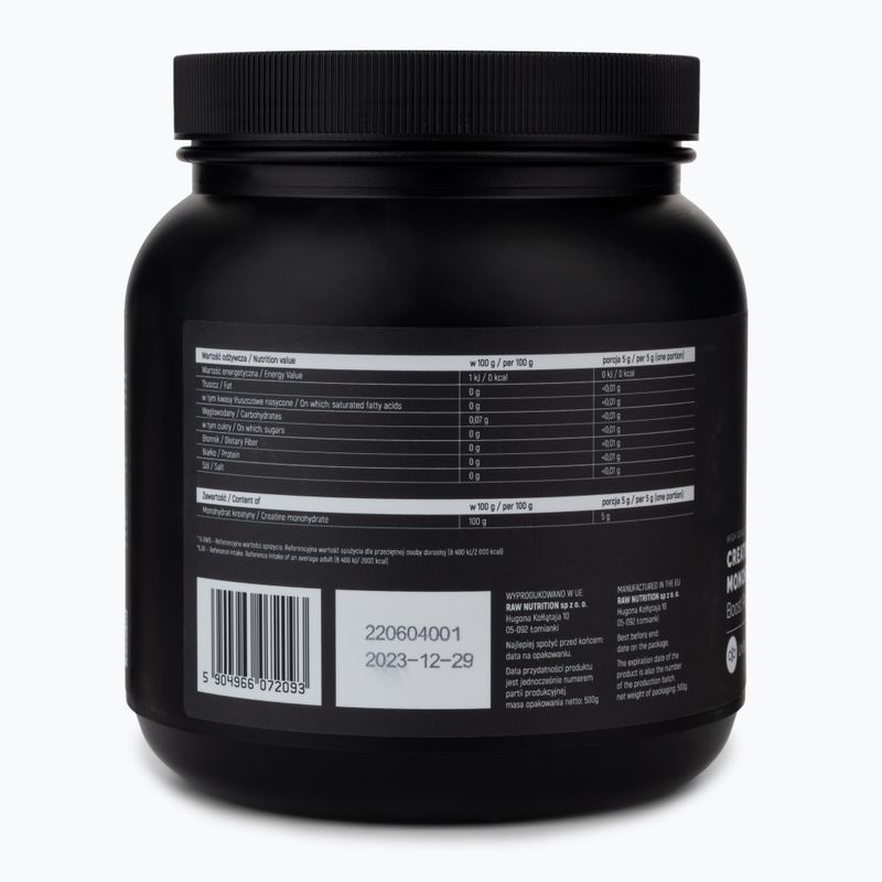 Сурово хранене кратин монохидрат 500g MONO-59016 2