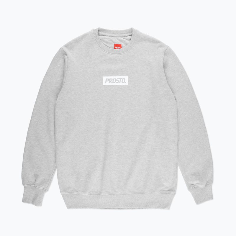 Мъжки суитшърт PROSTO Crewneck Bokz сив
