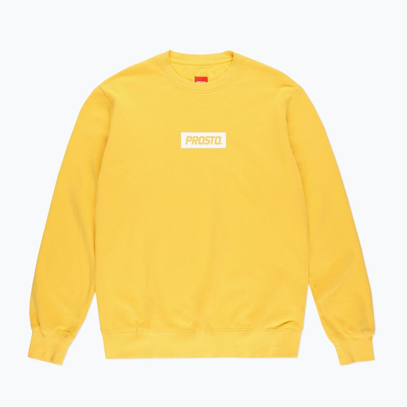 Мъжки суитшърт PROSTO Crewneck Bokz yellow