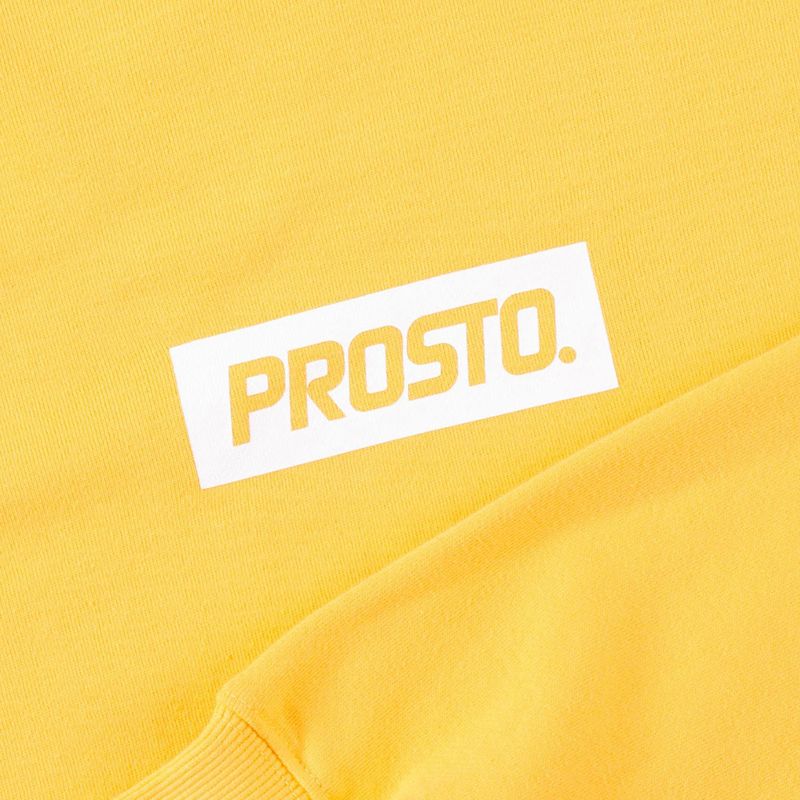 Мъжки суитшърт PROSTO Crewneck Bokz yellow 3