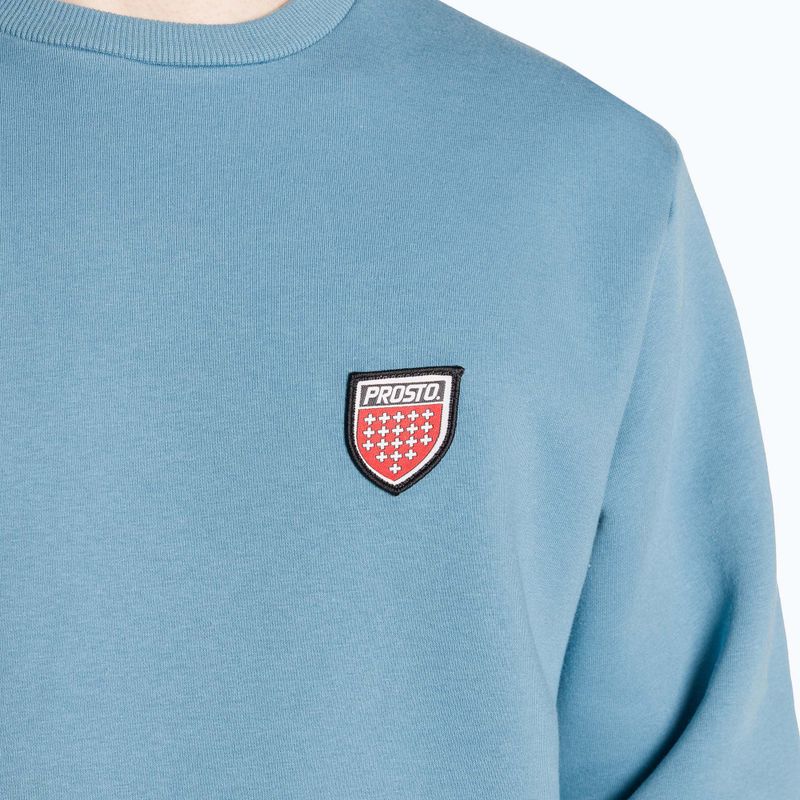 Мъжки суитшърт PROSTO Crewneck Base blue 3