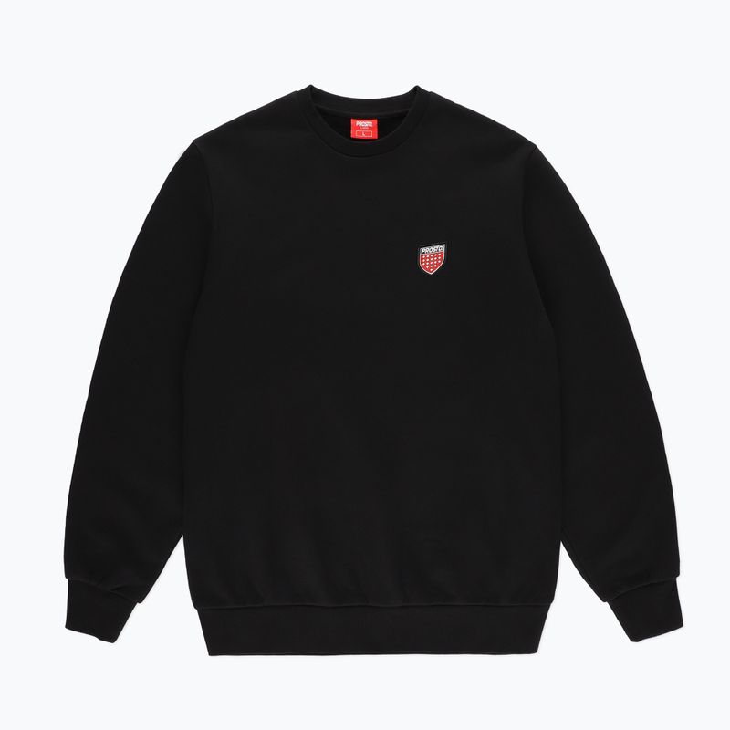 Мъжки суитшърт PROSTO Crewneck Bazy black 4