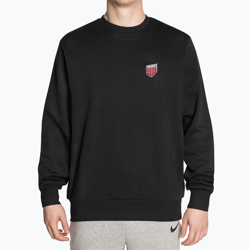 Мъжки суитшърт PROSTO Crewneck Bazy black