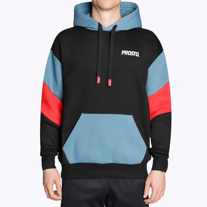 PROSTO Hoodie Haxle black за мъже