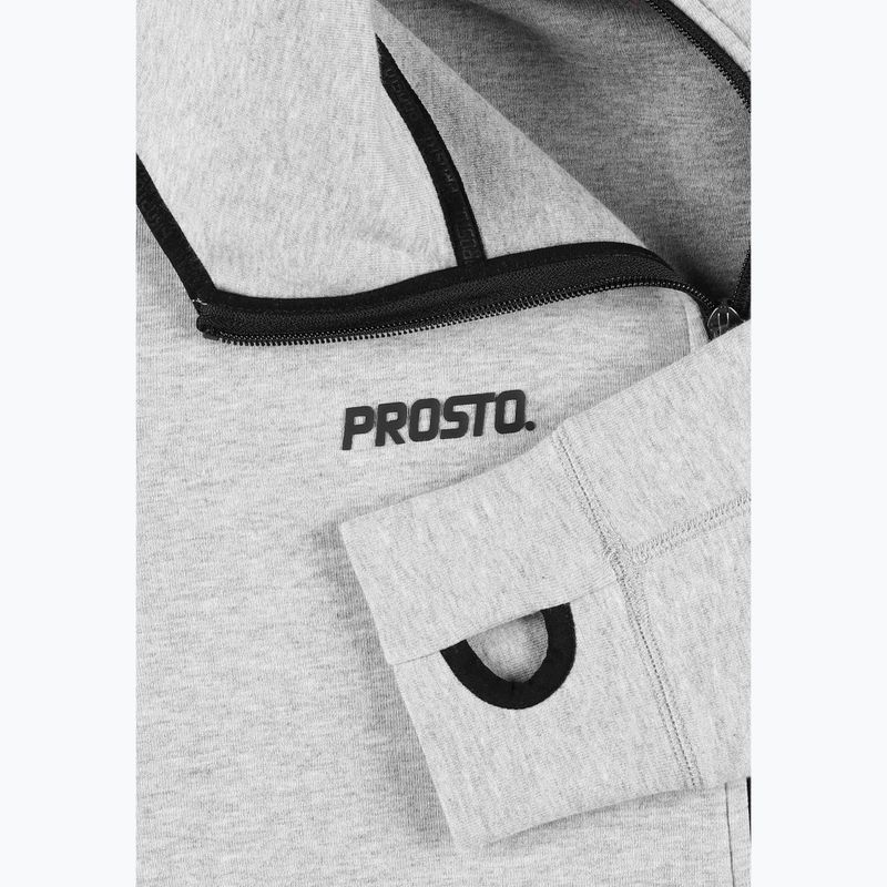 PROSTO Tech Zip Hoodie Speedy сив 11