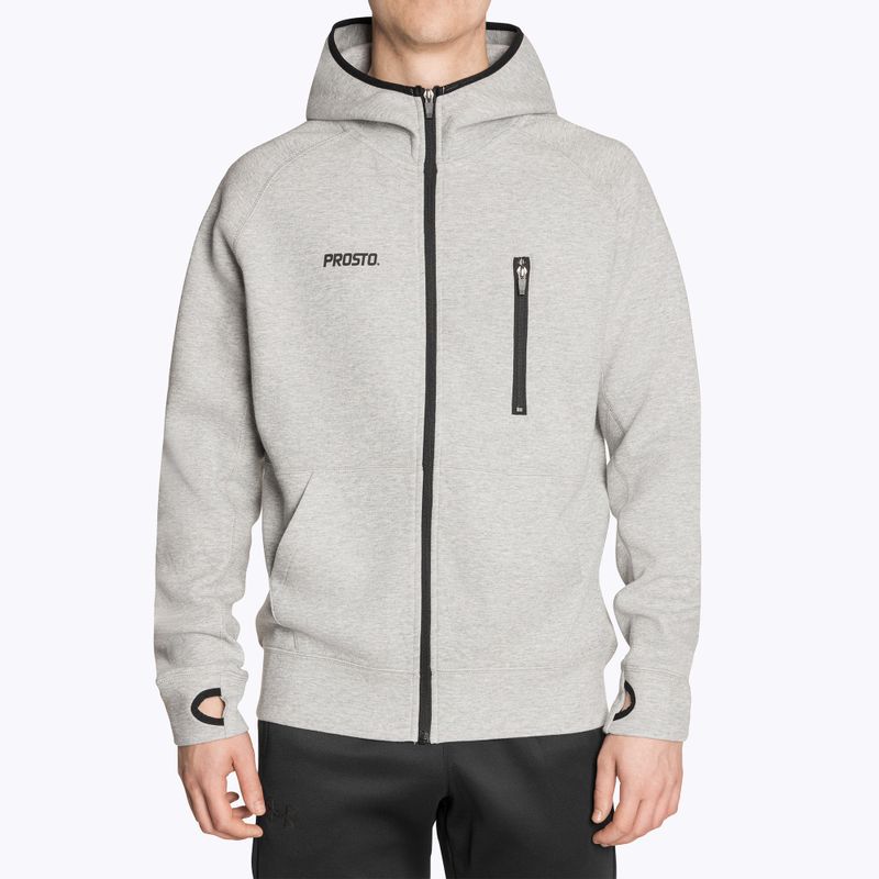 PROSTO Tech Zip Hoodie Speedy сив