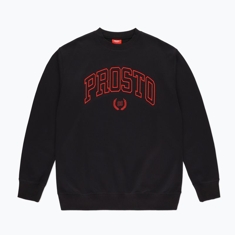 Мъжки потник PROSTO Crewneck Varsity черен 4