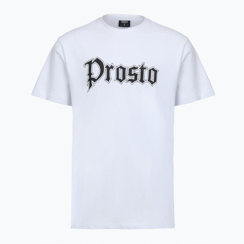 Мъжка тениска PROSTO Traz white