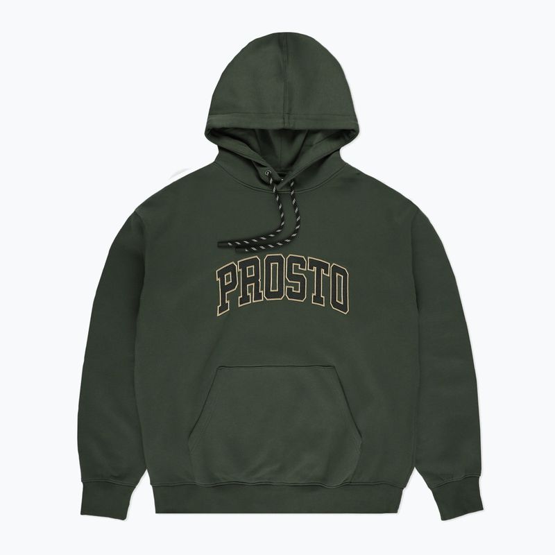 Мъжки суитшърт PROSTO Hoodie College 99 green