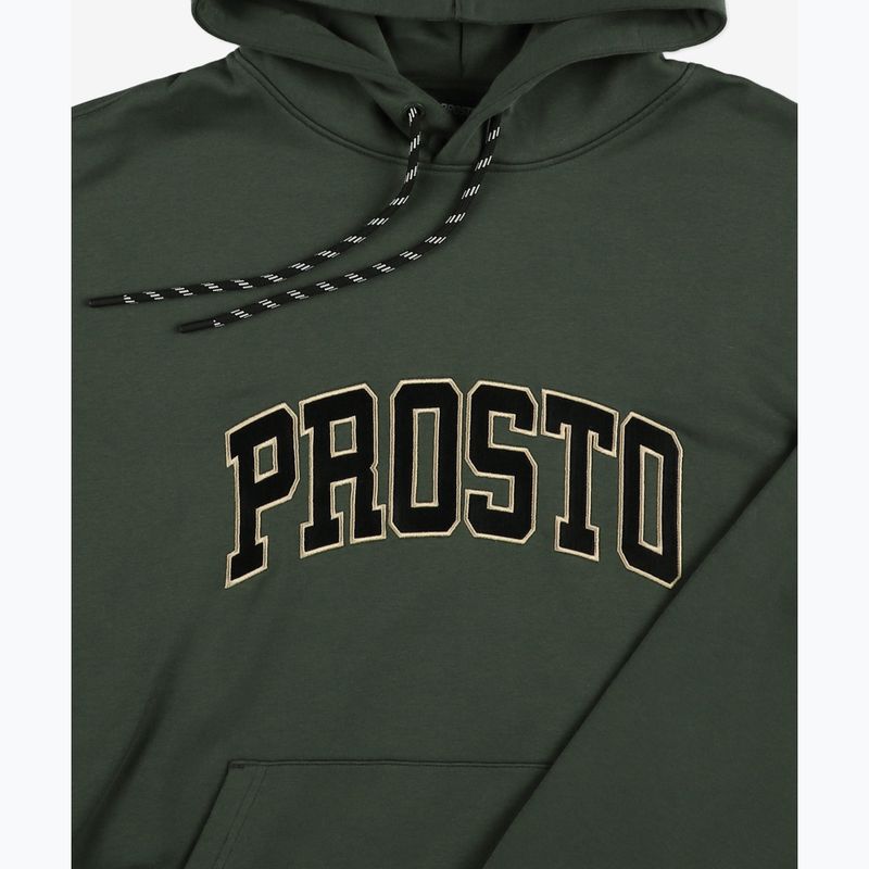 Мъжки суитшърт PROSTO Hoodie College 99 green 3