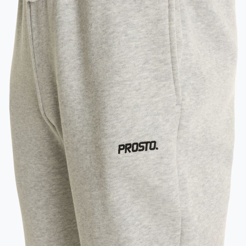 Мъжки панталони PROSTO Basic сив 3
