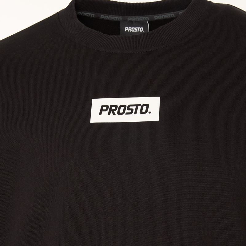 Мъжки суитшърт PROSTO Crewneck Box black 3