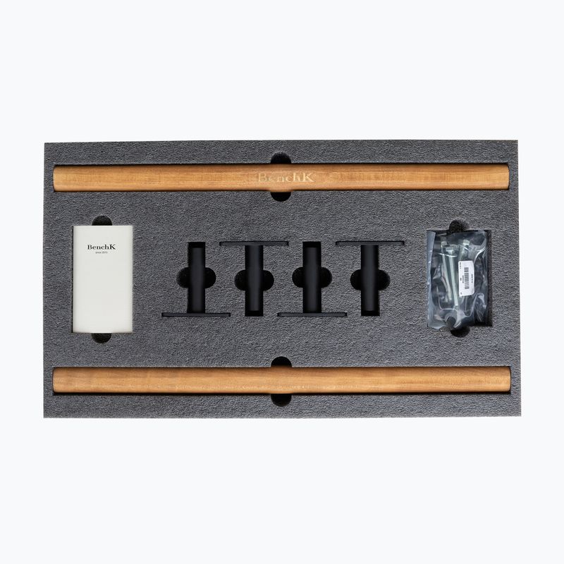 Гимнастическа стълба BenchK 223B black matte/oak 3