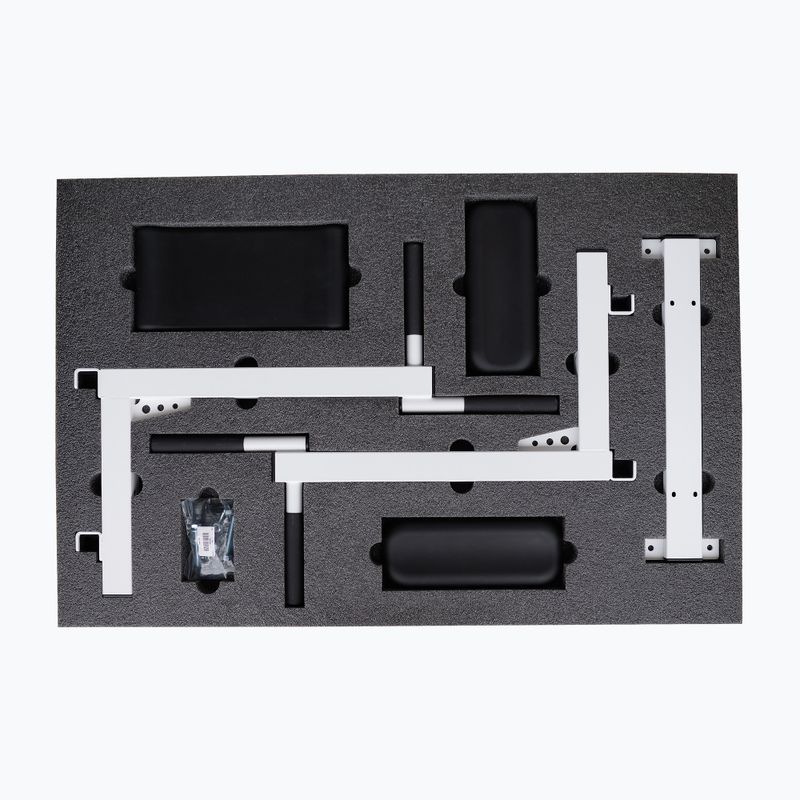 Гимнастическа стълба BenchK 222W white matte/oak 3