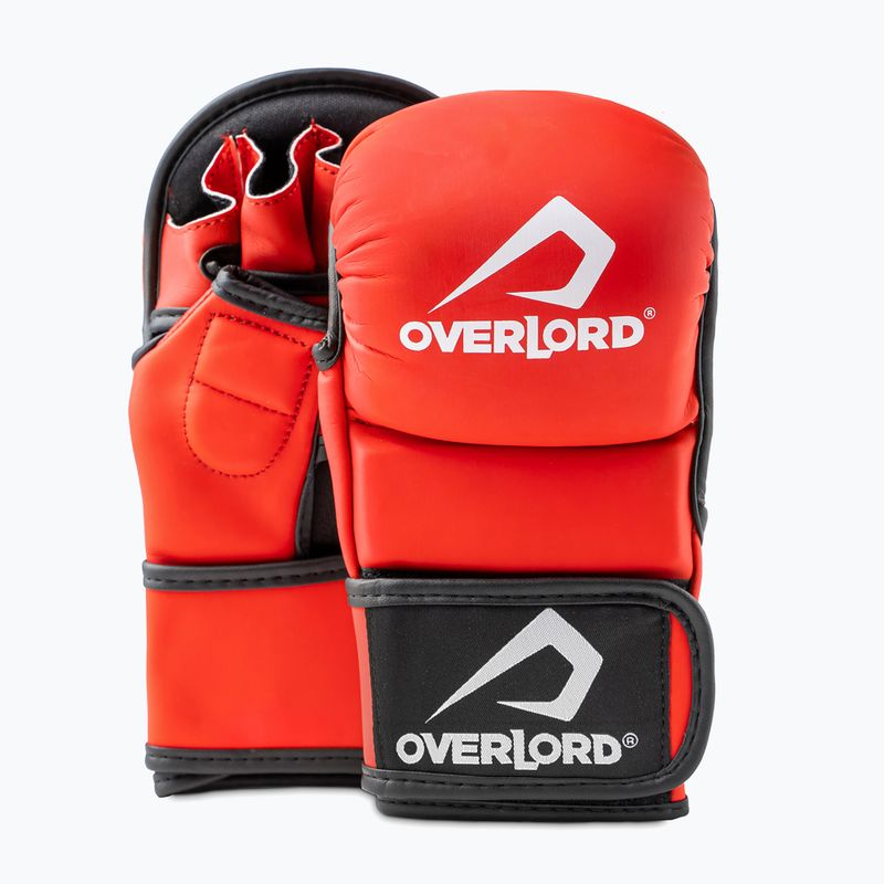 Граплинг ръкавици Overlord MMA Tournament red