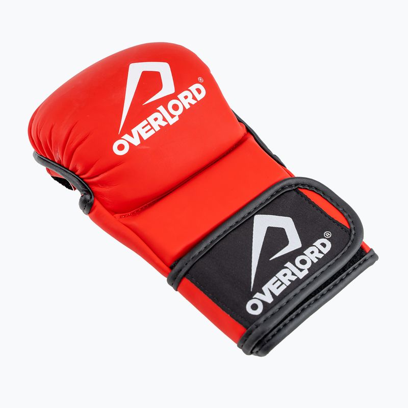 Граплинг ръкавици Overlord MMA Tournament red 2