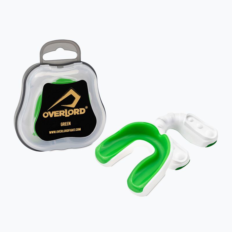 Челюстен протектор + кутия Overlord Gel зелен