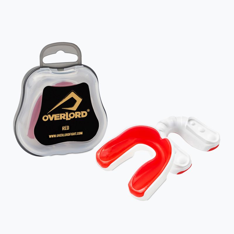 Челюстен протектор + кутия Overlord Gel червен