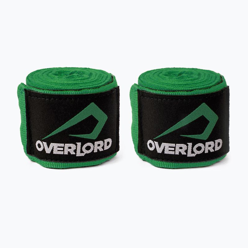 Боксови превръзки Overlord еластични зелени 200001-LGR/350 3