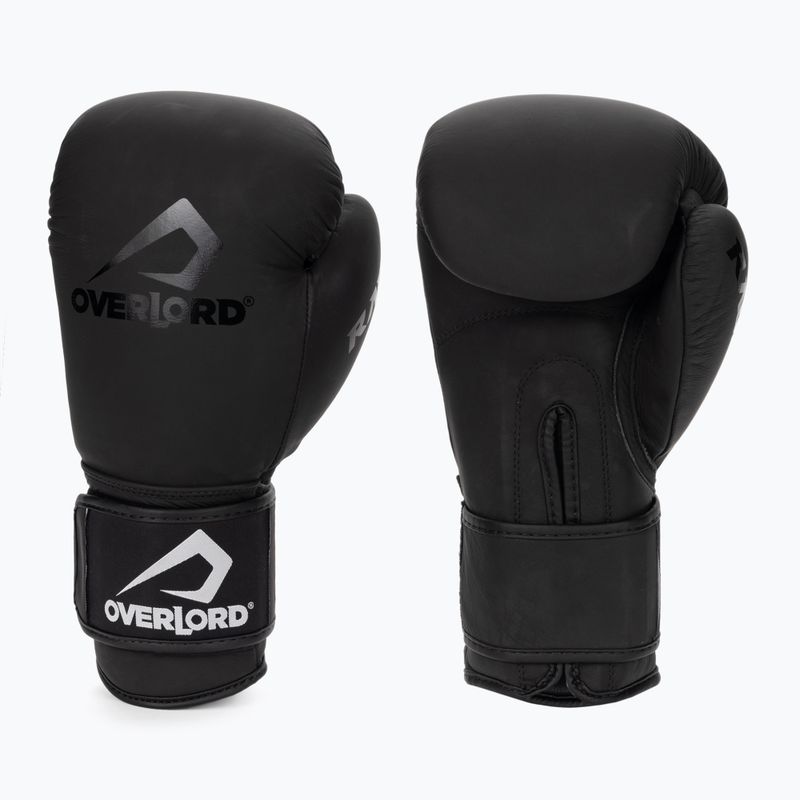 Черни боксови ръкавици Overlord Rage 100004-BK/10OZ