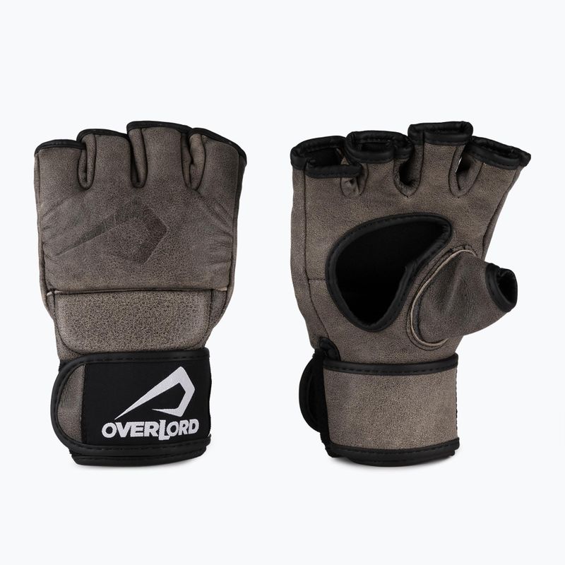Overlord Old School MMA кафяви граплинг ръкавици 101002-BR/S