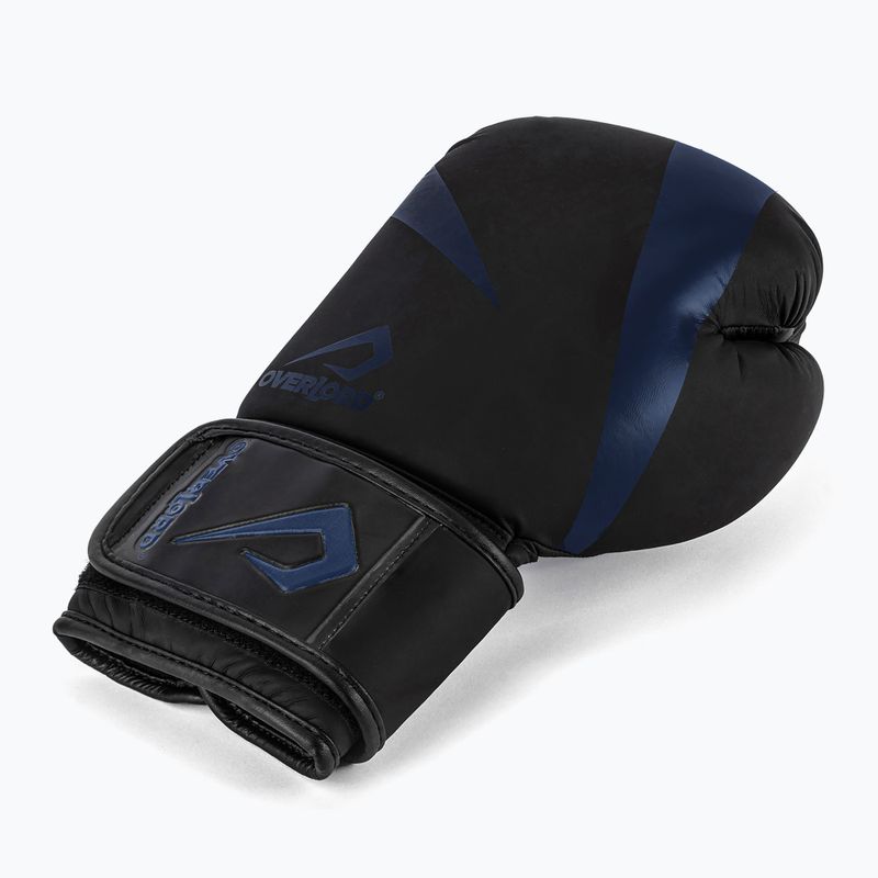 Боксови ръкавици Overlord Riven black/blue 3