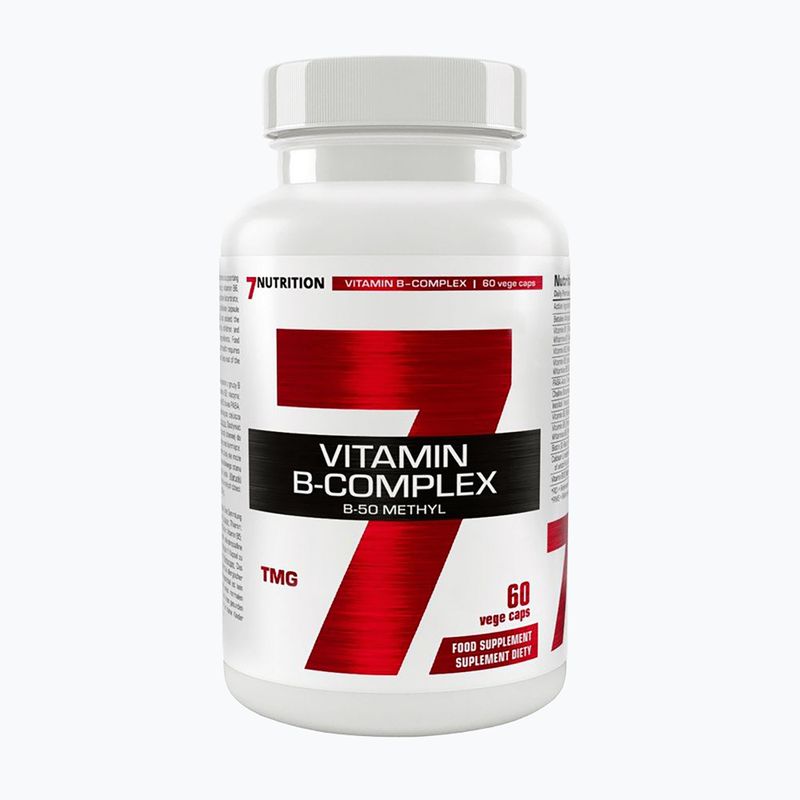 Комплекс витамини 7Nutrition B-Complex B50 Methyl 60 капсули
