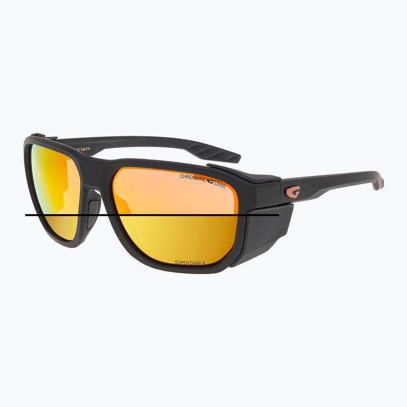 Слънчеви очила GOG Pamir matt metallic black/black/reflex gold 2