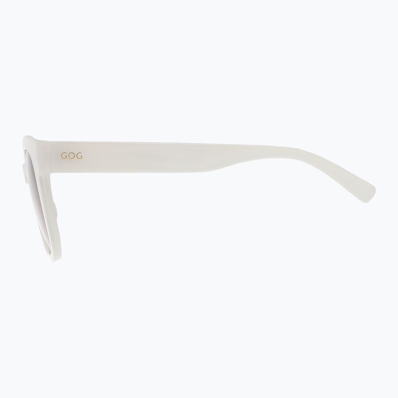 Слънчеви очила GOG Onyx milky white/gradient brown 3