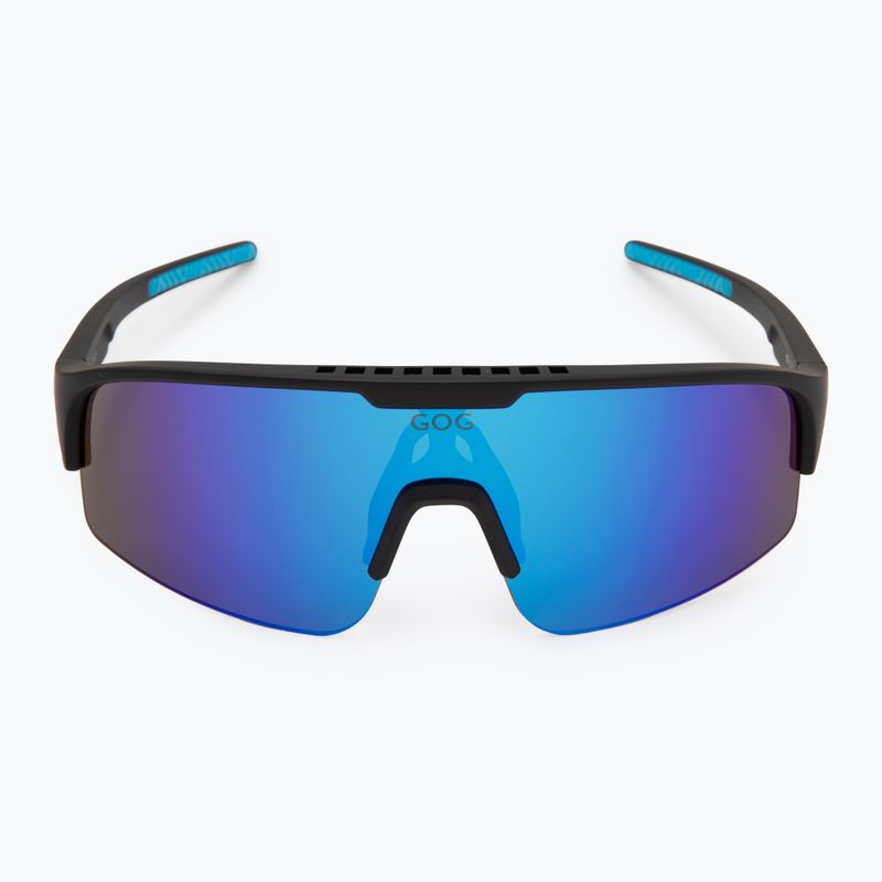 Детски слънчеви очила GOG Petra matt black/blue reflex blue 3