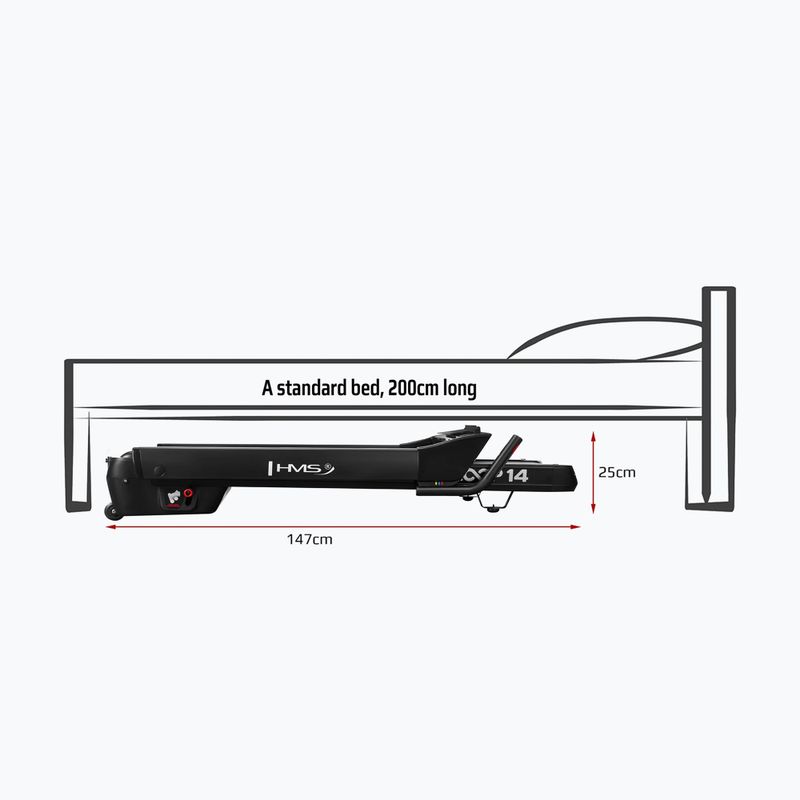 Електрическа пътека за бягане HMS LOOP14 black 14