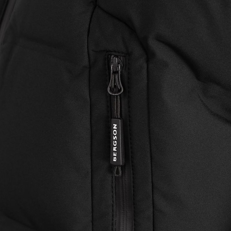 Мъжко изолирано палто BERGSON Snow Leopard Primaloft black 11