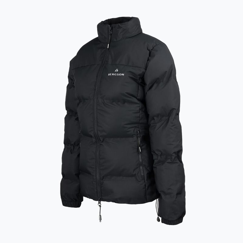 Дамско изолирано яке BERGSON Snowy Wolf Micro-Therm черно 3