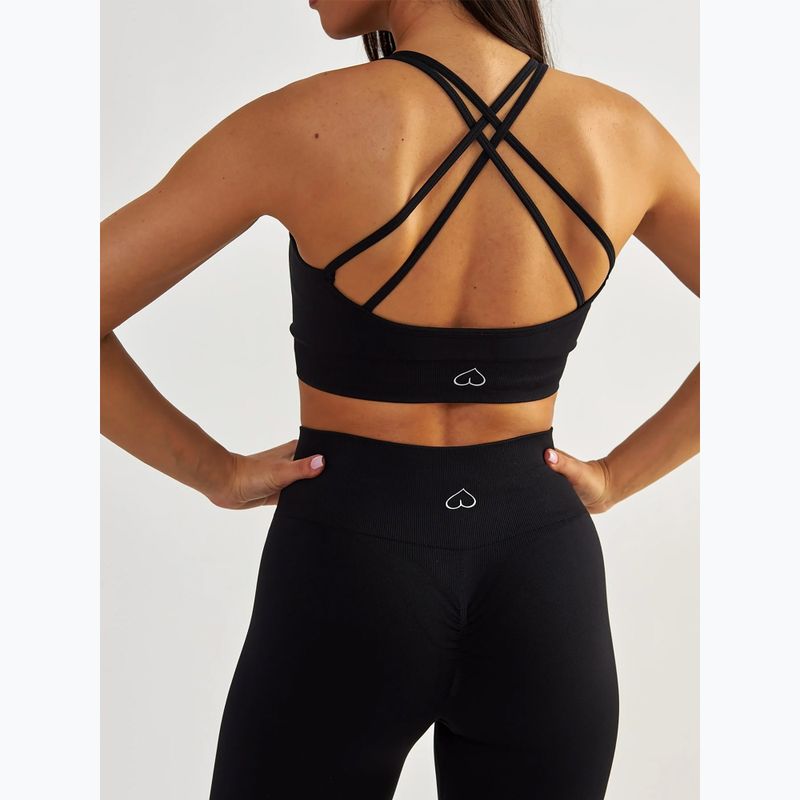 Сутиен за тренировка BeShaped Gym Queen black 4