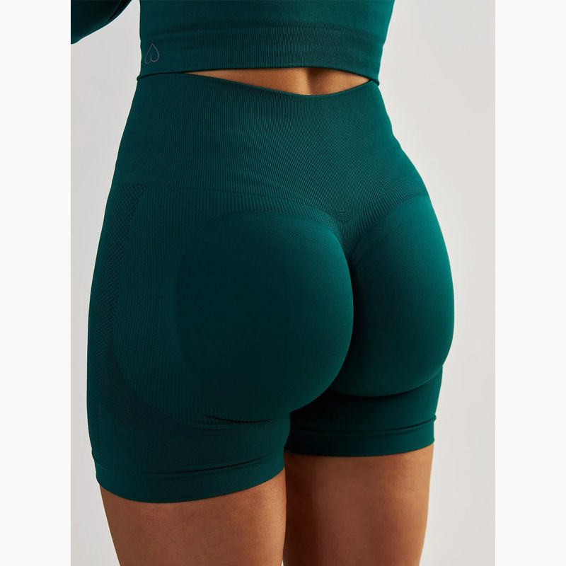 Дамски шорти за тренировка BeShaped Power Up! dark green 8