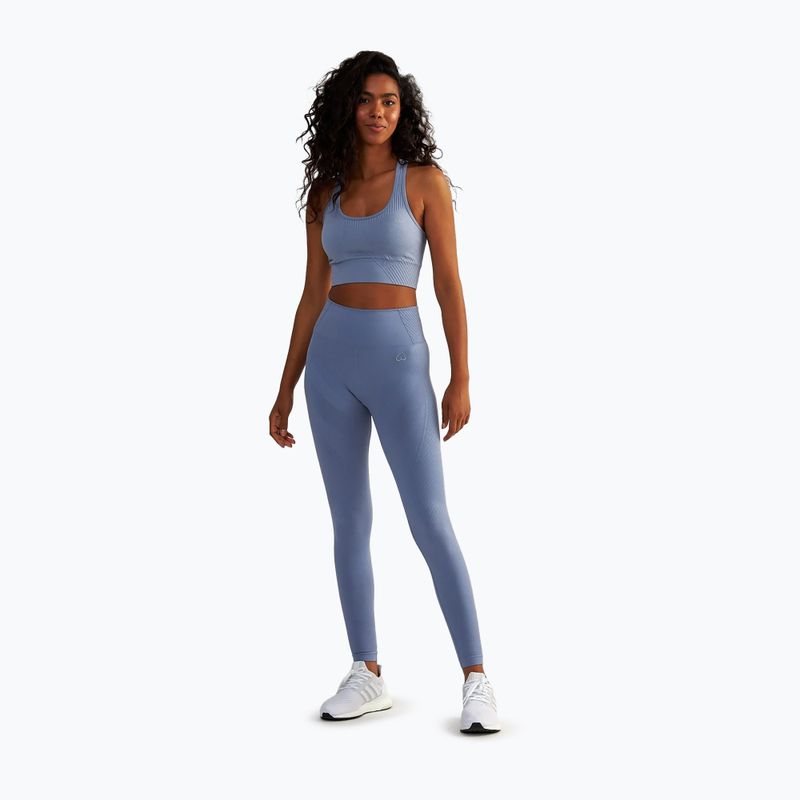 Дамски топ за тренировка BeShaped Femme Force light blue 2