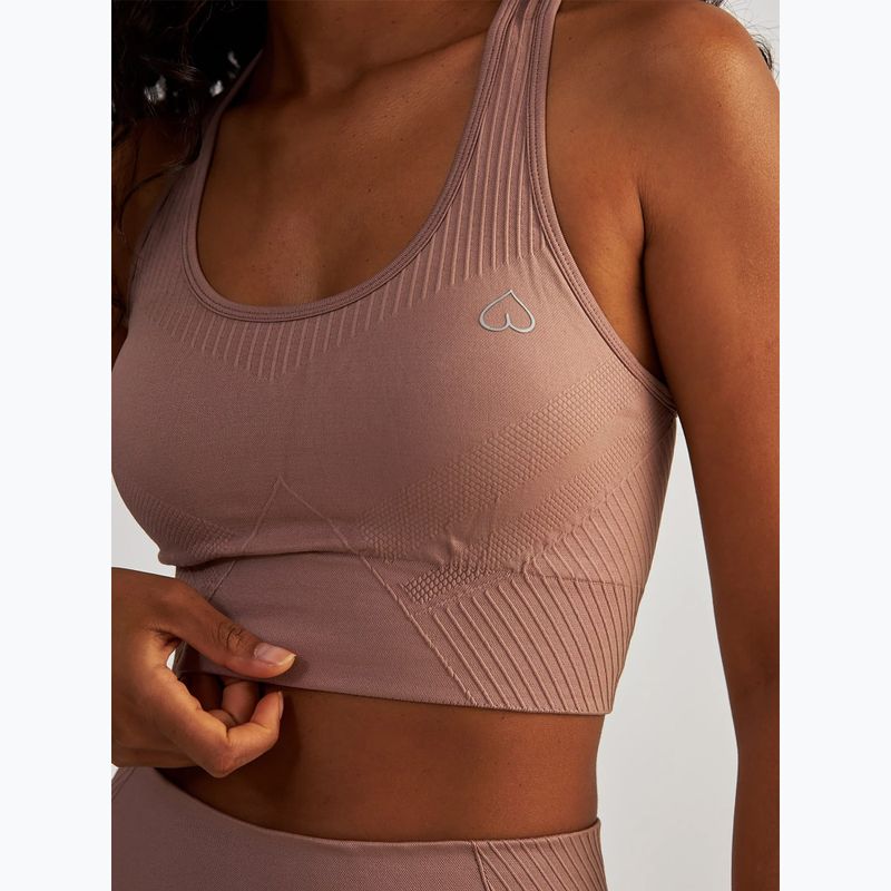 Дамски топ за тренировка BeShaped Femme Force rose-gold 5