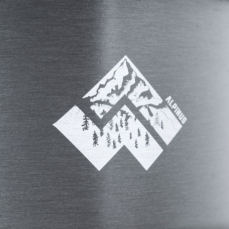 Alpinus Santiago 1,5 л и 0,9 л туристическа менажерия сива 7
