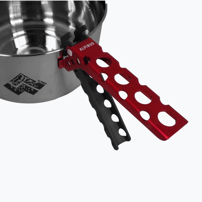 Комплект стоманени съдове за туризъм Alpinus Yucatan от 2 л, 1,5 л и 0,6 л 6