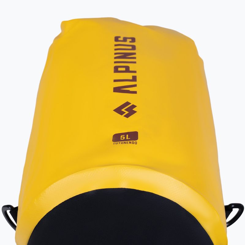 Водоустойчива торба Alpinus Tutunendo-Hobart 5 l yellow 3
