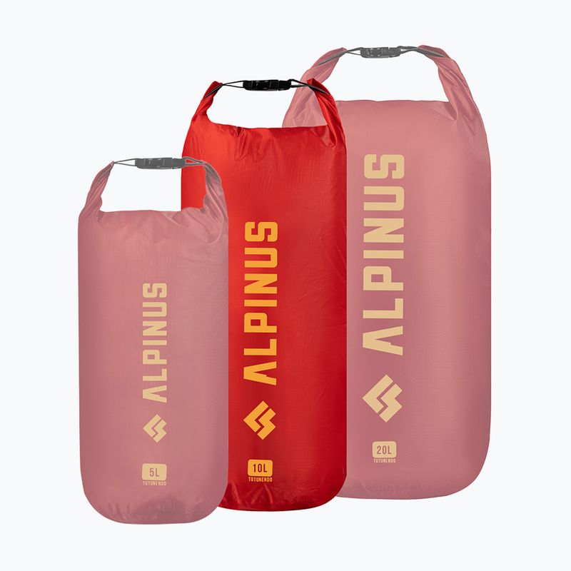 Водоустойчива торба Alpinus Tutunendo 10 l red 2