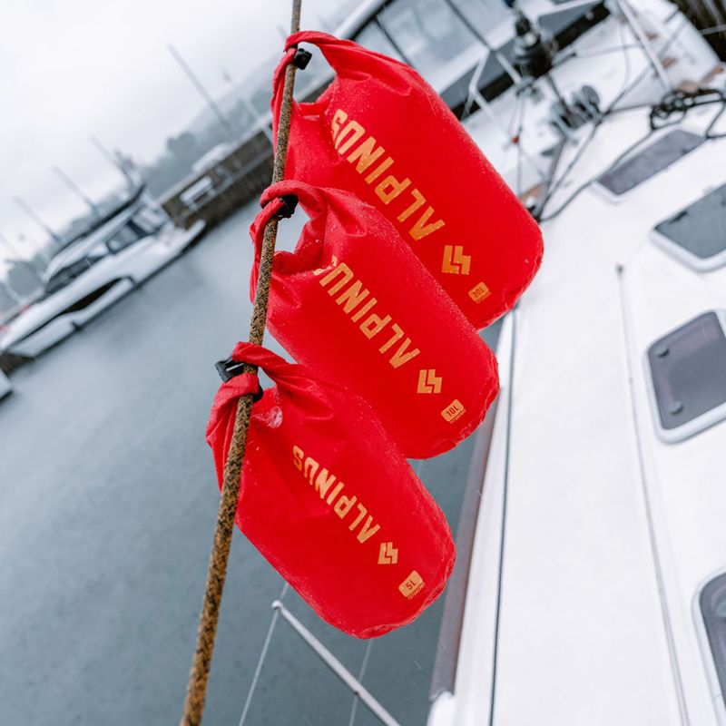 Водоустойчива торба Alpinus Tutunendo 20 l red 7
