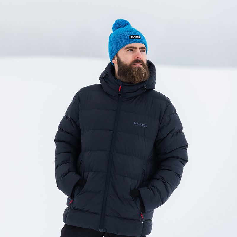 Мъжко ватирано яке Alpinus Furggen navy blue 7