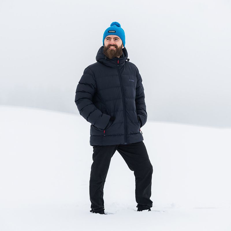 Мъжко ватирано яке Alpinus Furggen navy blue 8