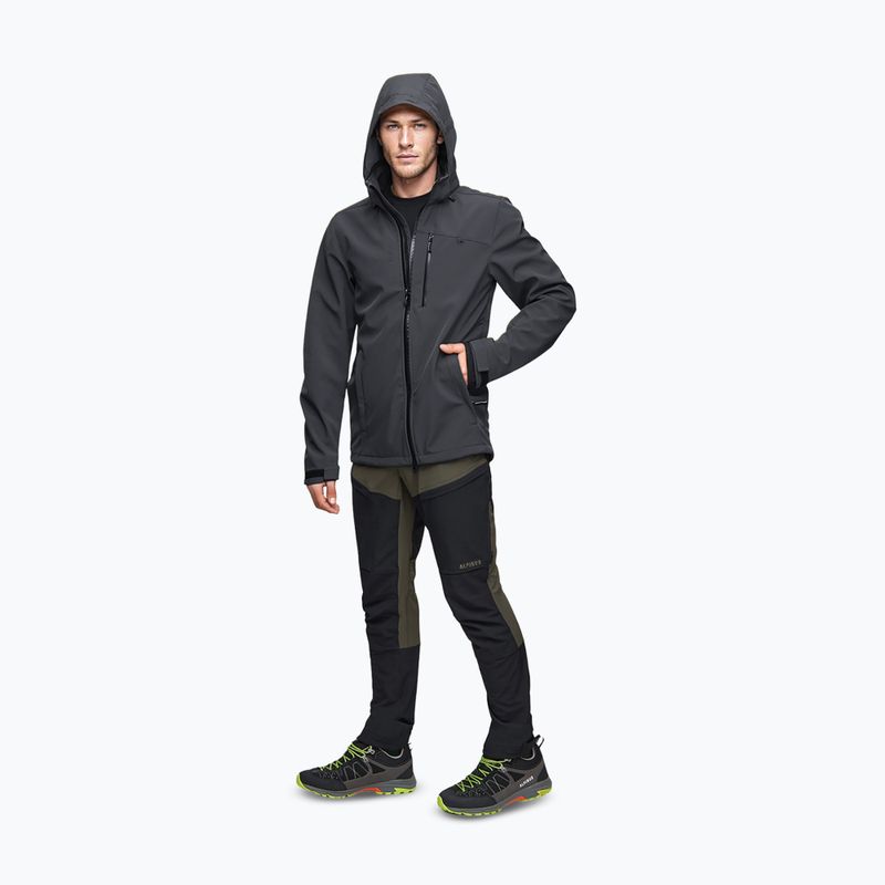 Мъжко софтшел яке Alpinus Roignais black/graphite 2