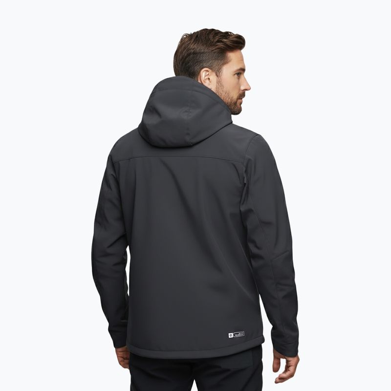 Мъжко софтшел яке Alpinus Roignais black/graphite 3