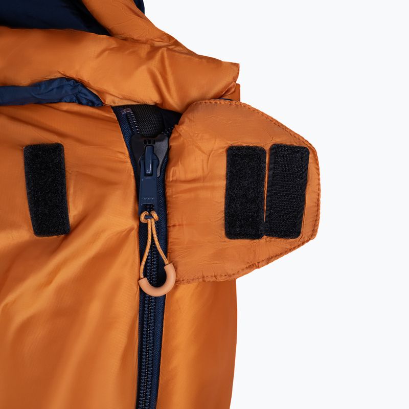 Спален чувал Alpinus Ultralight 850 десен оранжев/зелен 3
