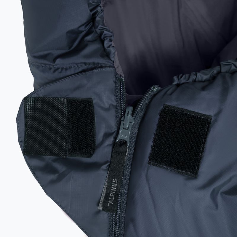 Спален чувал Alpinus Fiber Pro 1100 ляв сив 3