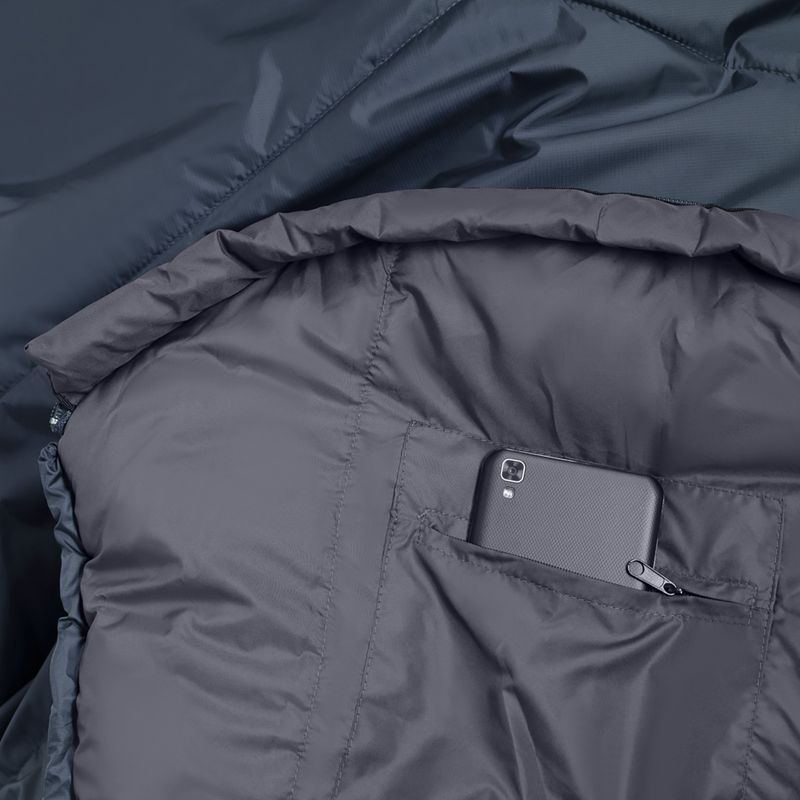 Спален чувал Alpinus Fiber Pro 1100 ляв сив 5
