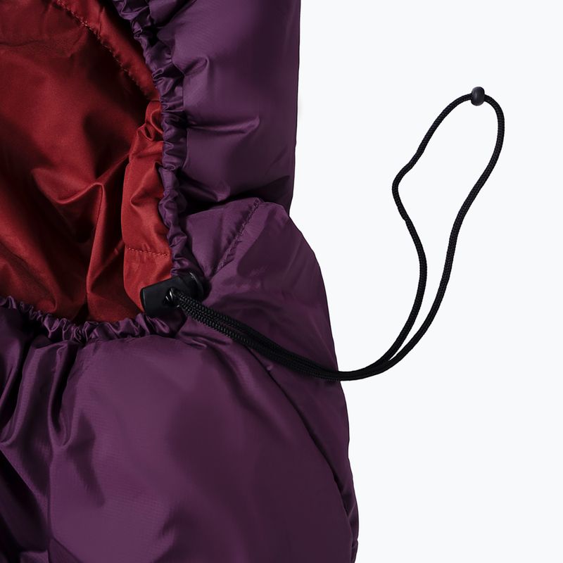 Спален чувал Alpinus Fiber Pro 1100 ляв бордо 2